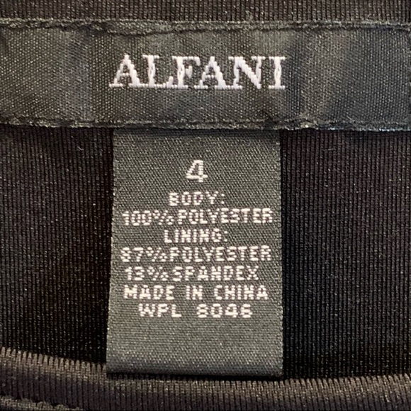 Alfani Black & Green Floral Top 4‎ - Picture 3 of 8